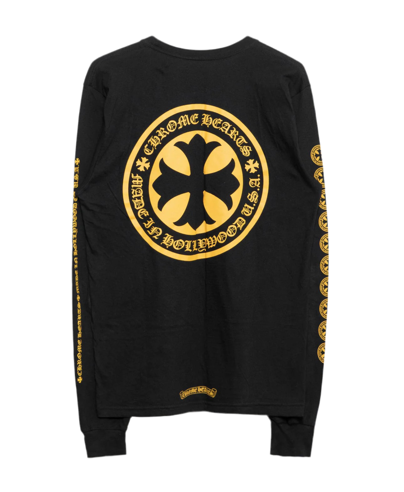 CHROME HEARTS CROSS LONG-SLEEVE ‘BLACK/YELLOW’