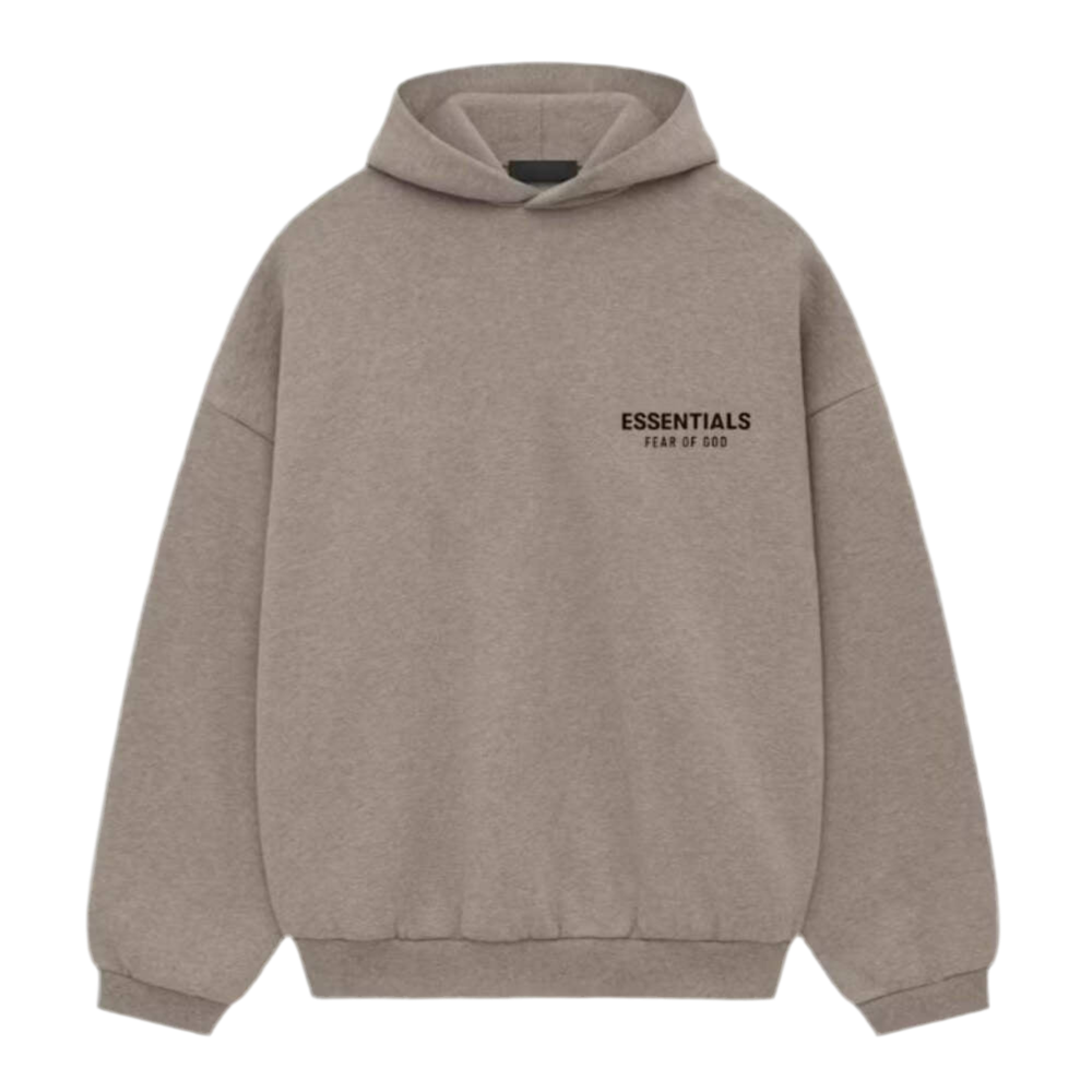 FEAR OF GOD ESSENTIALS FLEECE HOODIE II ‘HEATHER GREY’