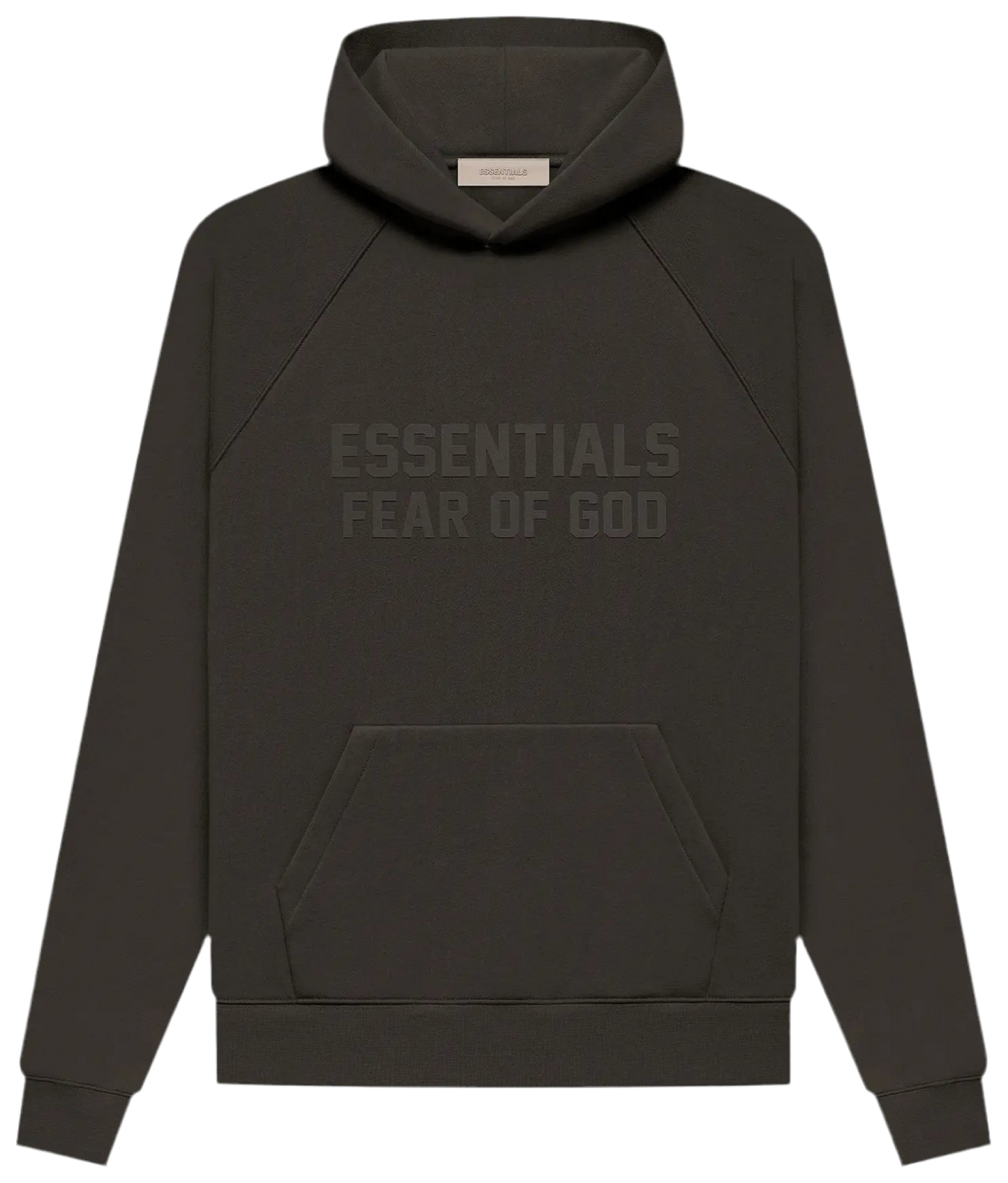 FEAR OF GOD ESSENTIALS HOODIE ‘OFF BLACK’