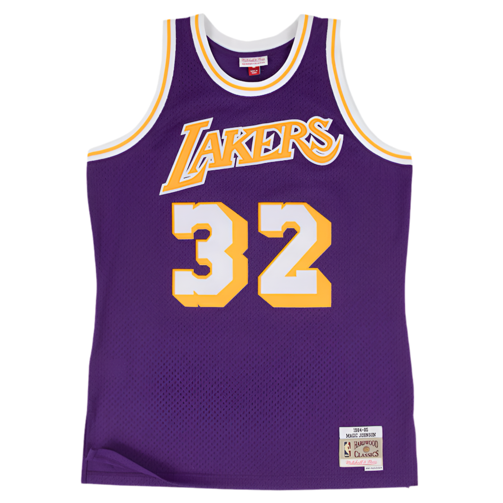 MITCHELL AND NESS: MAGIC JOHNSON RETRO JERSEY ‘PURPLE’