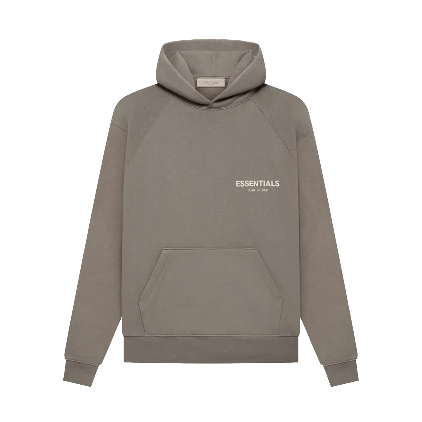 FEAR OF GOD ESSENTIALS FLEECE HOODIE ‘DESERT TAUPE”