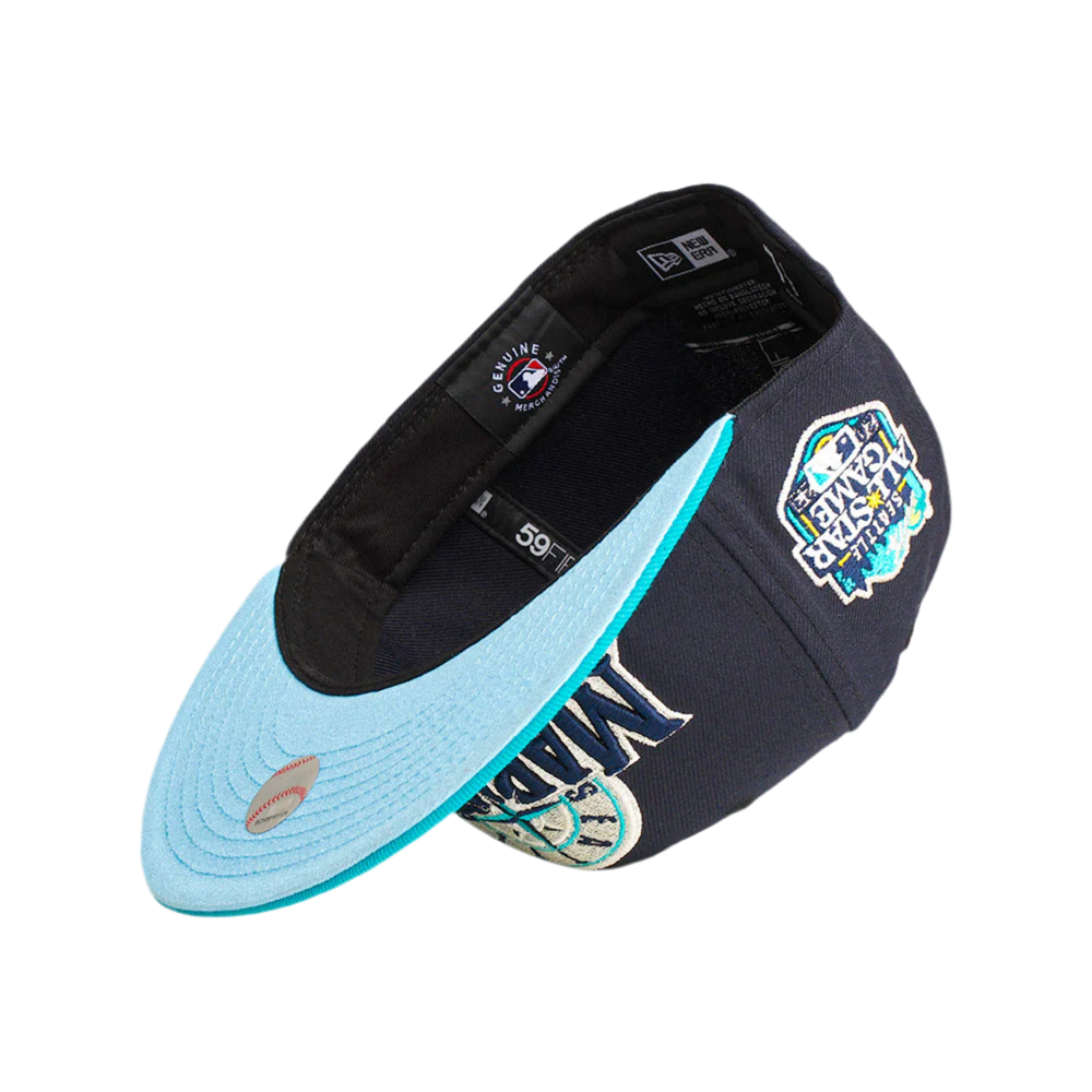 NEW ERA 59FIFTY FITTED CAP: SEATTLE MARINERS [HEAVY METALS]