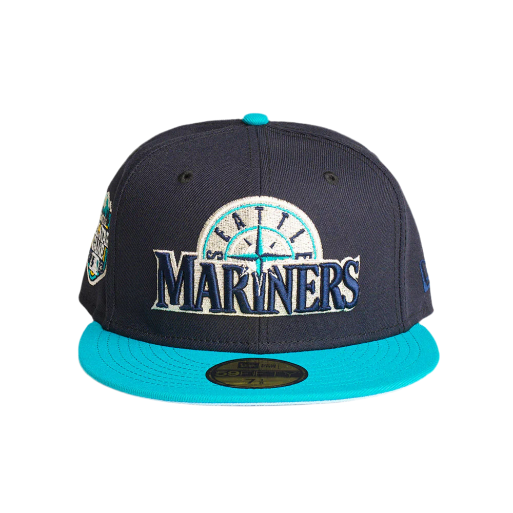 NEW ERA 59FIFTY FITTED CAP: SEATTLE MARINERS [HEAVY METALS]