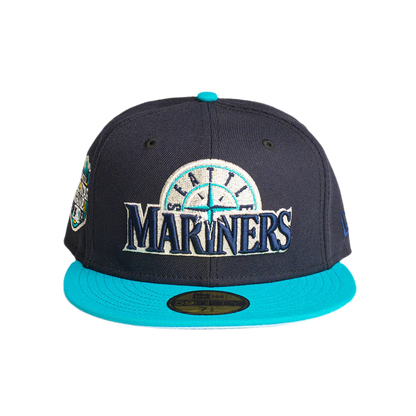 NEW ERA 59FIFTY FITTED CAP: SEATTLE MARINERS [HEAVY METALS]