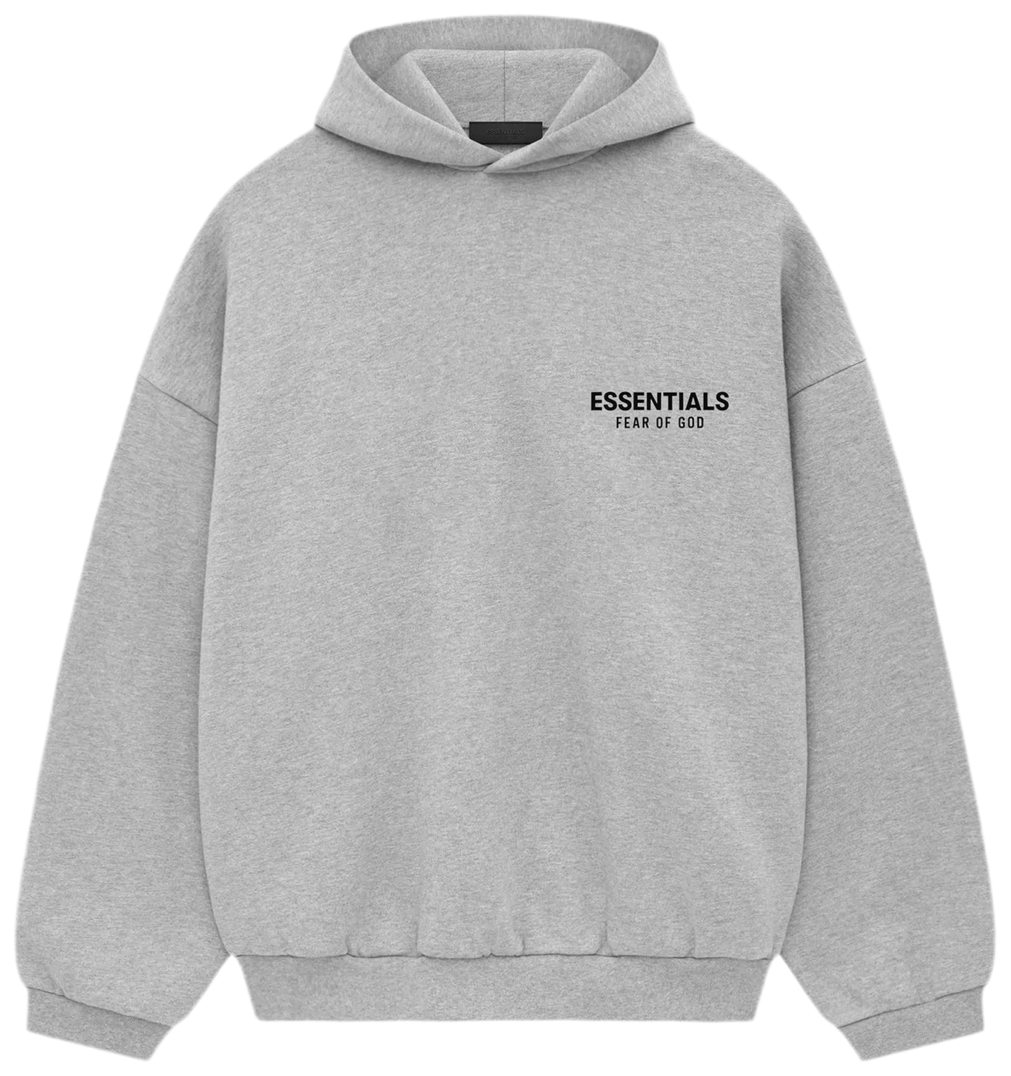 FEAR OF GOD ESSENTIALS FLEECE HOODIE II ‘LIGHT HEATHER GREY’