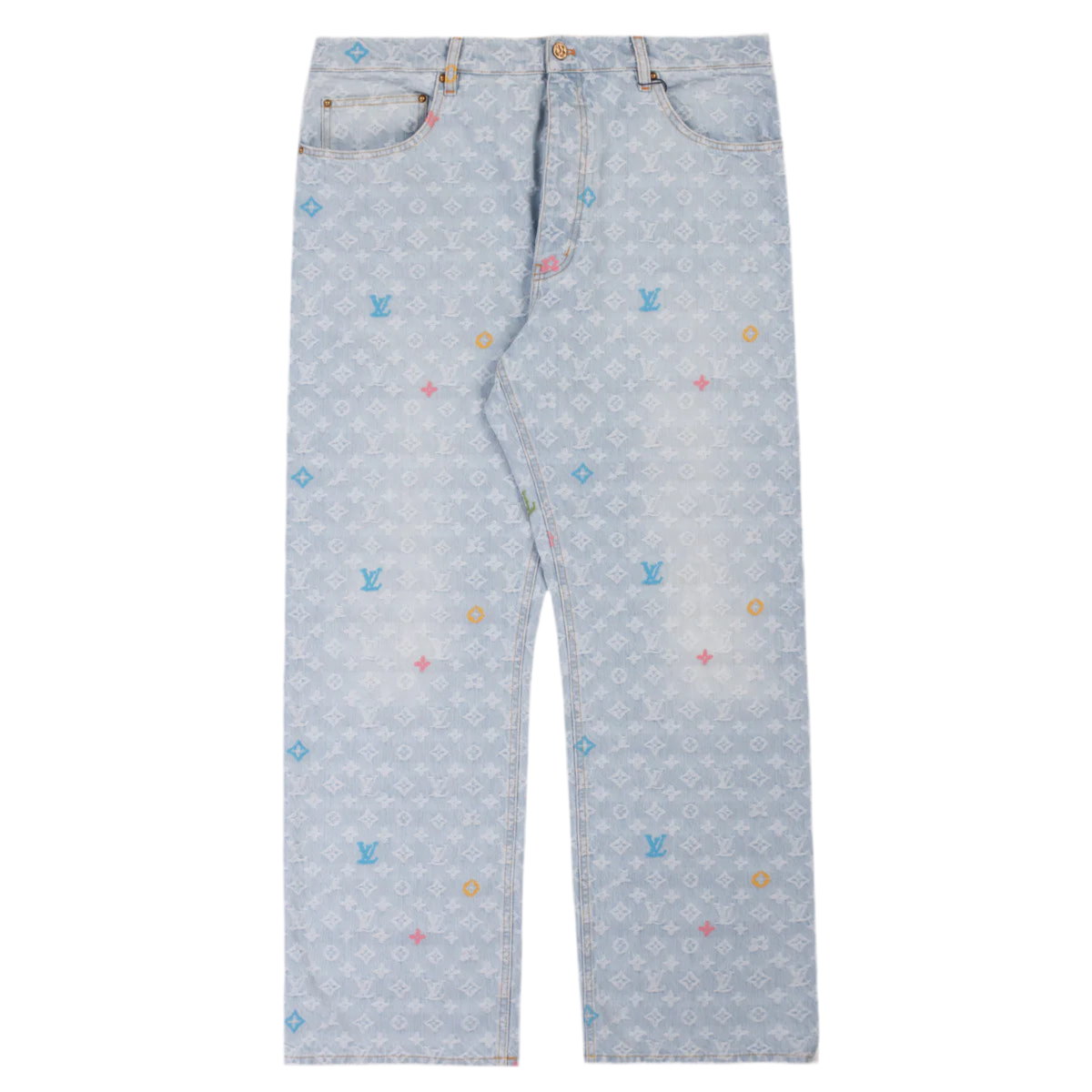 LV x TYLER THE CREATOR MONOGRAM DENIM PANTS