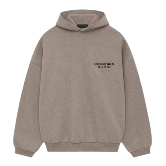 FEAR OF GOD ESSENTIALS FLEECE HOODIE II ‘HEATHER GREY’