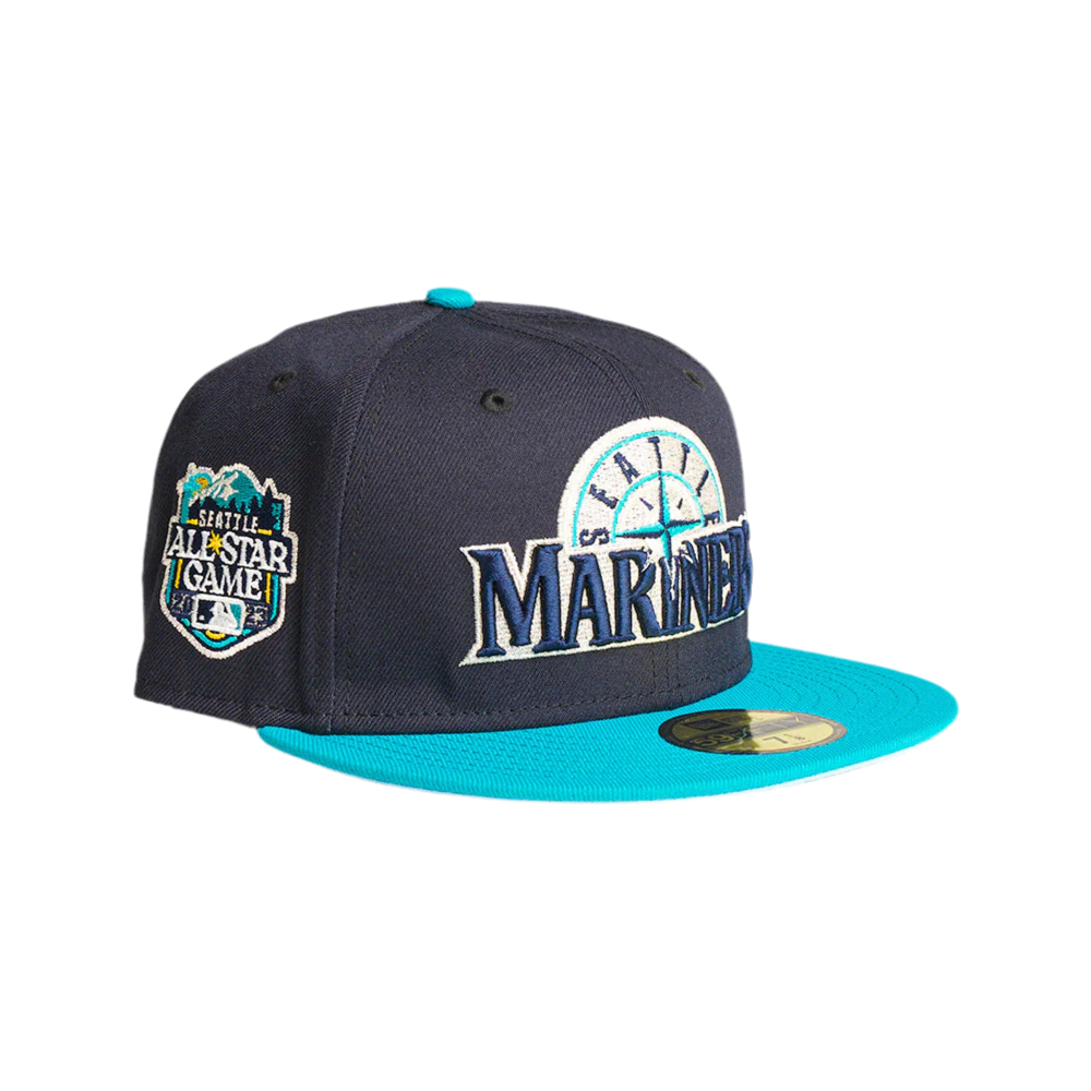 NEW ERA 59FIFTY FITTED CAP: SEATTLE MARINERS [HEAVY METALS]