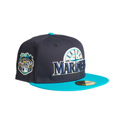 NEW ERA 59FIFTY FITTED CAP: SEATTLE MARINERS [HEAVY METALS]