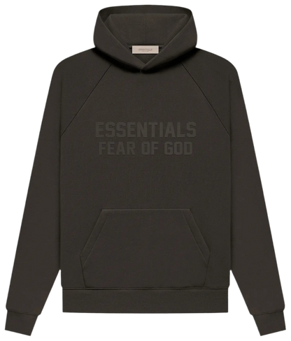 FEAR OF GOD ESSENTIALS HOODIE ‘OFF BLACK’