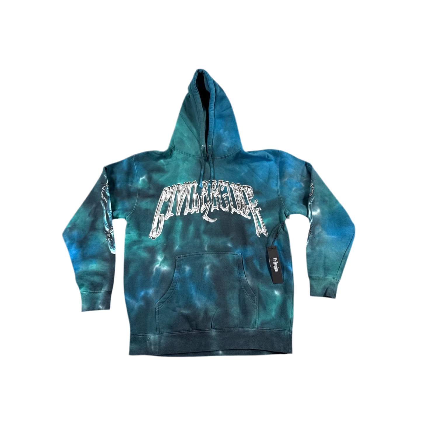CIVIL REGIME TIE DYE HOODIE ‘GREEN’