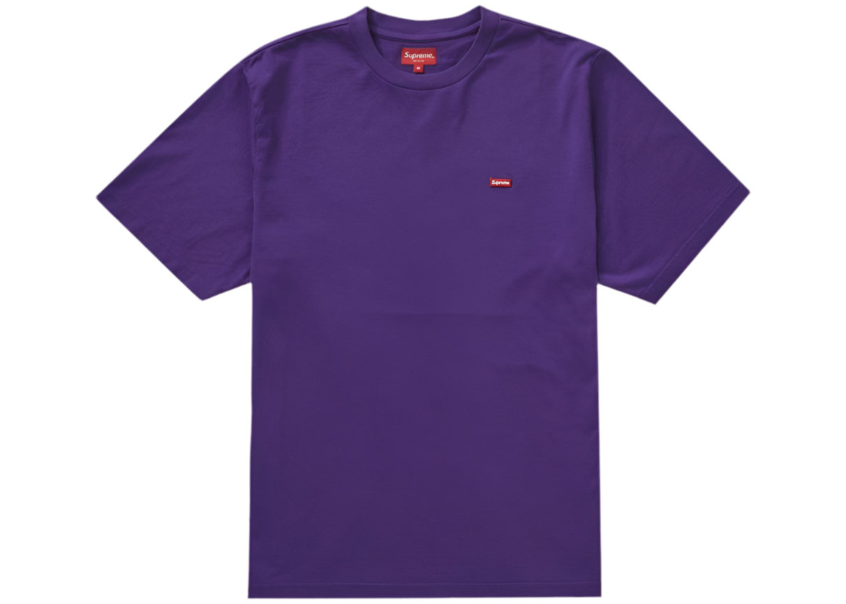 SUPREME SMALL BOX LOGO TEE ‘PURPLE’