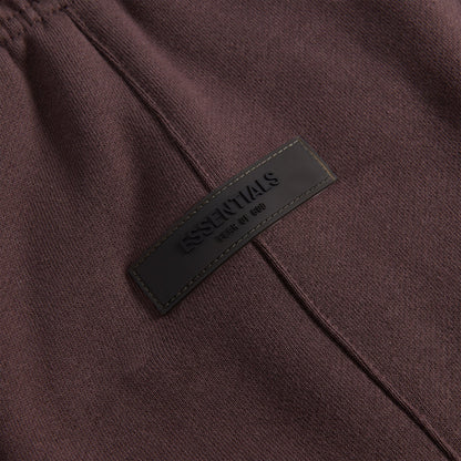 FEAR OF GOD ESSENTIALS: FLEECE RELAXED SWEETPANTS ‘PLUM’