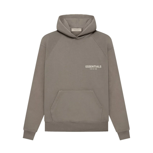 FEAR OF GOD ESSENTIALS FLEECE HOODIE ‘DESERT TAUPE”